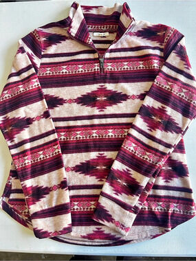Glacial IV Print Half-Zip Fleece Pullover